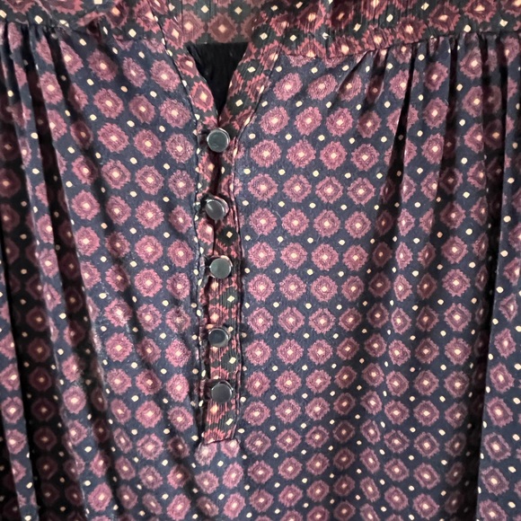 Loft, size Medium, wine/navy color - Picture 3 of 5